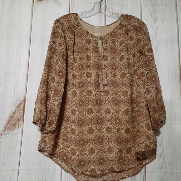 St John's Bay Blouse‎ Ladies Large Bohemian - Picture 1 of 8